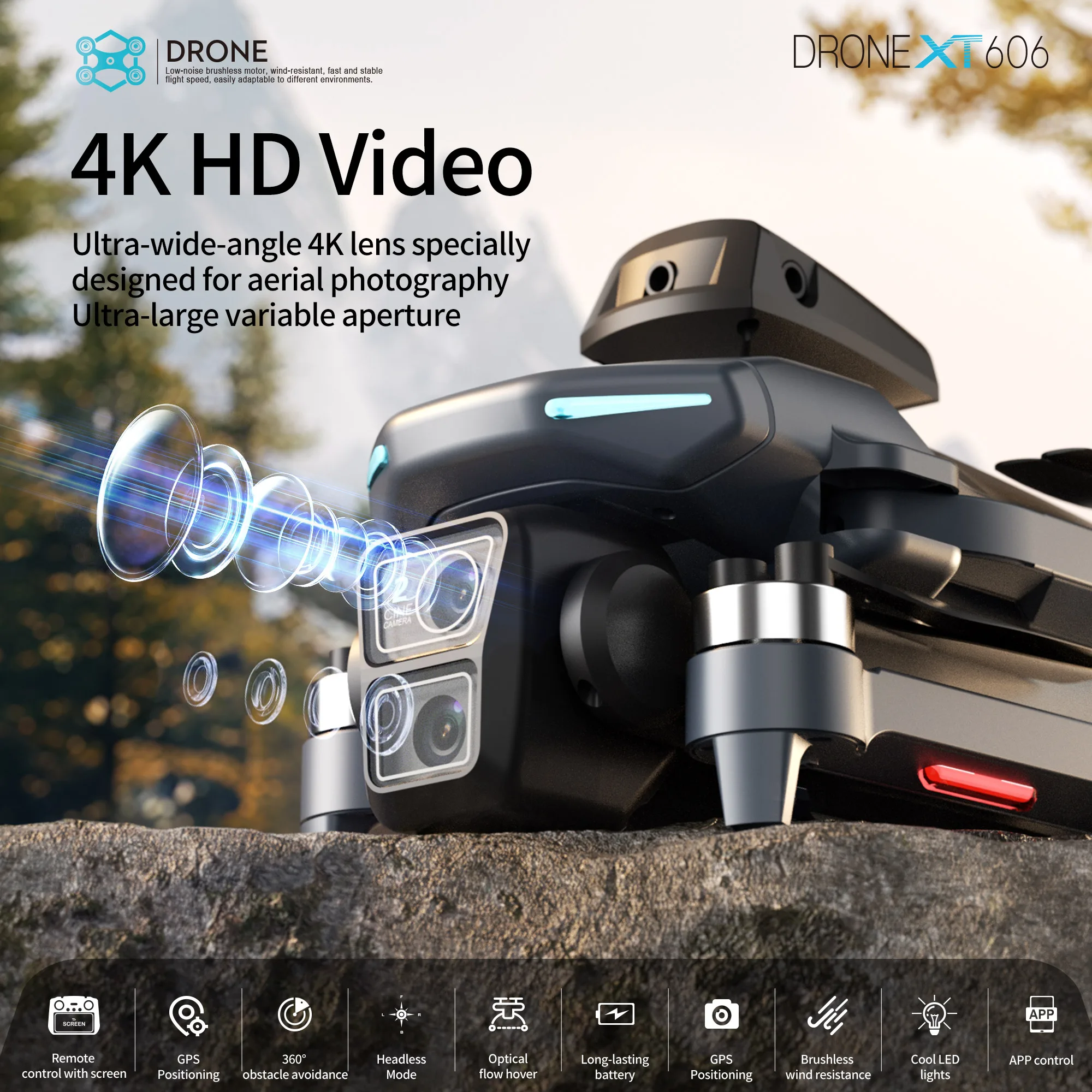 طائرة بدون طيار XT606 الأصلية  - مراجعة Drone Multispectral وسعره