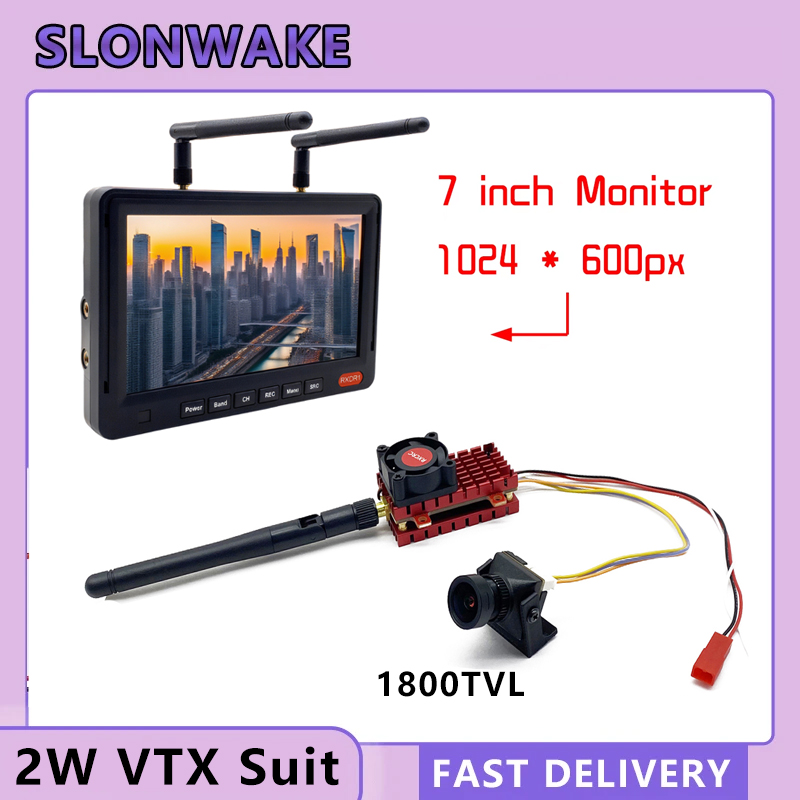 كاميرا SLONWAKE 5.8G 2W VTX FP - مراجعة Drone Aerial Photography وسعره