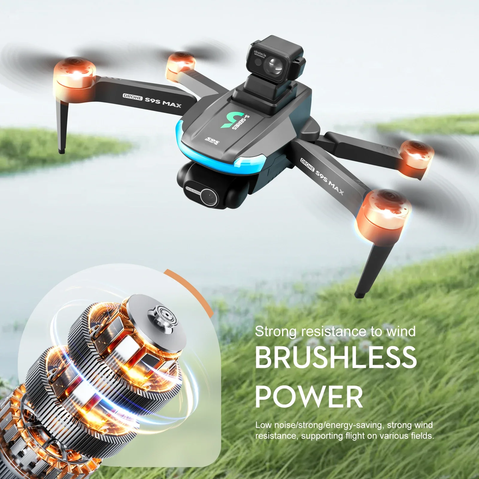 جديد S9S ماكس طائرة صغيرة بدون - مراجعة Drone Aerial Photography وسعره