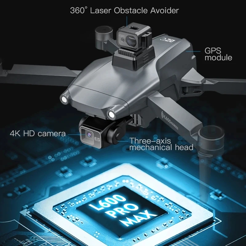 L600 PRO MAX GPS الطائرة بدون  - مراجعة Drone Multispectral وسعره