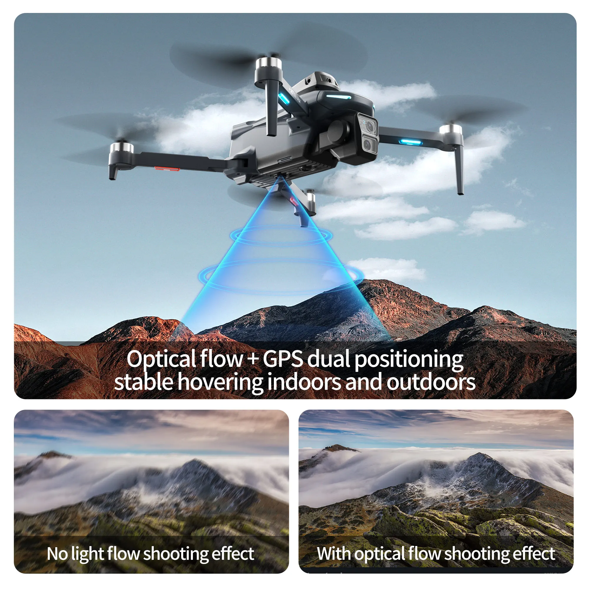 طائرة بدون طيار XT606 MAX GPS  - مراجعة Drone Multispectral وسعره
