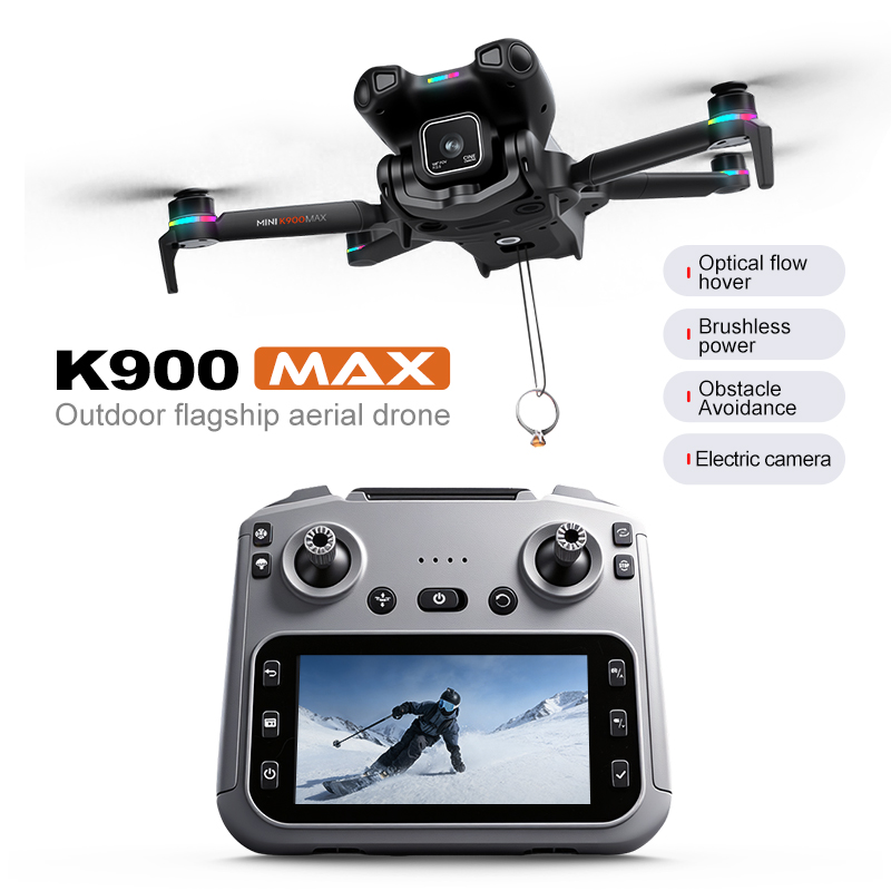 طائرة بدون طيار K900 MAX الجدي - مراجعة Drone Multispectral وسعره