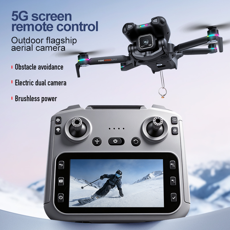 طائرة بدون طيار K900 MAX الجدي - مراجعة Drone Multispectral وسعره